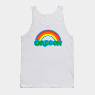 Rainbow Oregon Tank Top